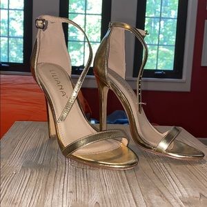 Gold 3inch Heels